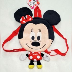 Minnie Mouse❤️ Flat plush doll mini Backpack- approx 16" tall